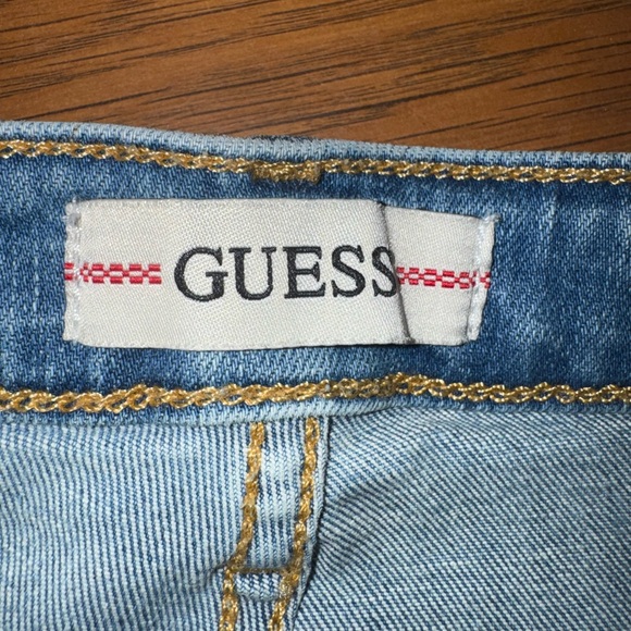 Guess Blue Jean Shorts - Picture 2 of 5